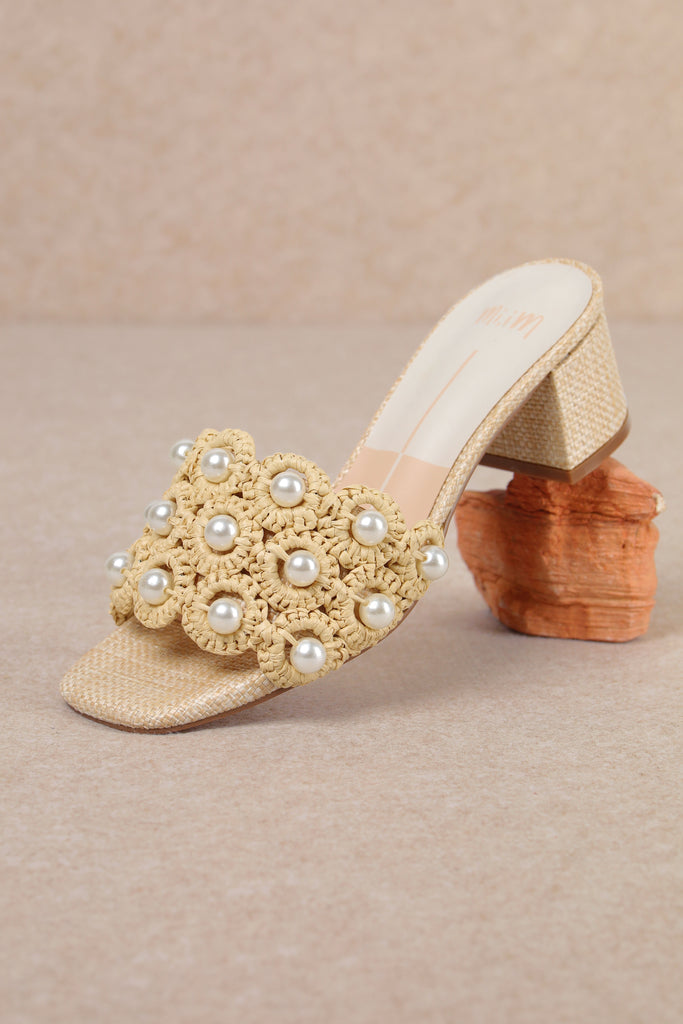 The Madison Pearl Heel Shoes Peacocks & Pearls