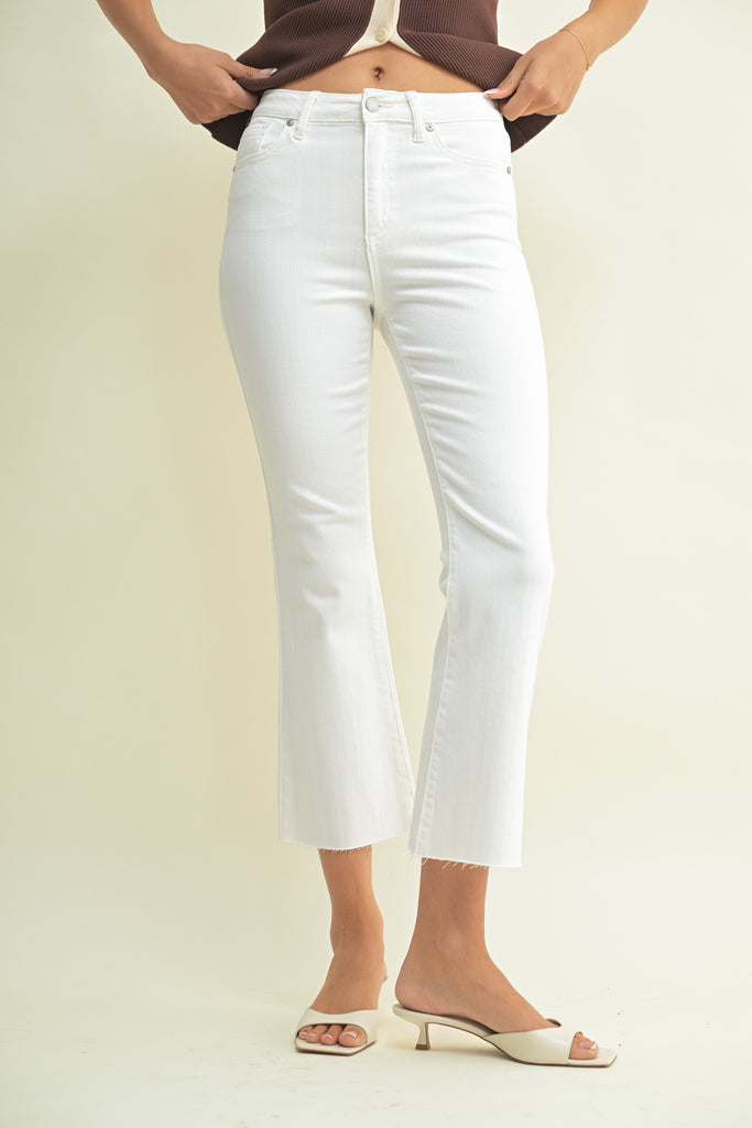 Casey Cropped Kick Flare Clothing Peacocks & Pearls