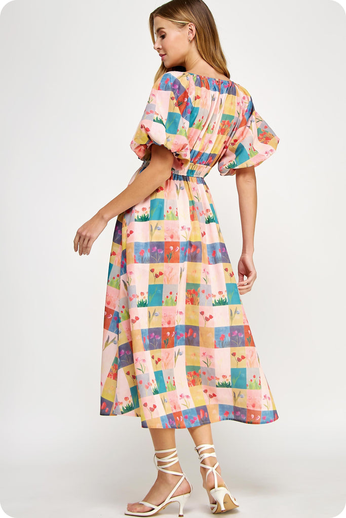 Cruising Away Midi Clothing Peacocks & Pearls