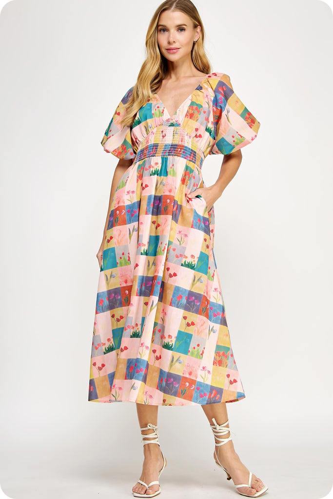 Cruising Away Midi Clothing Peacocks & Pearls