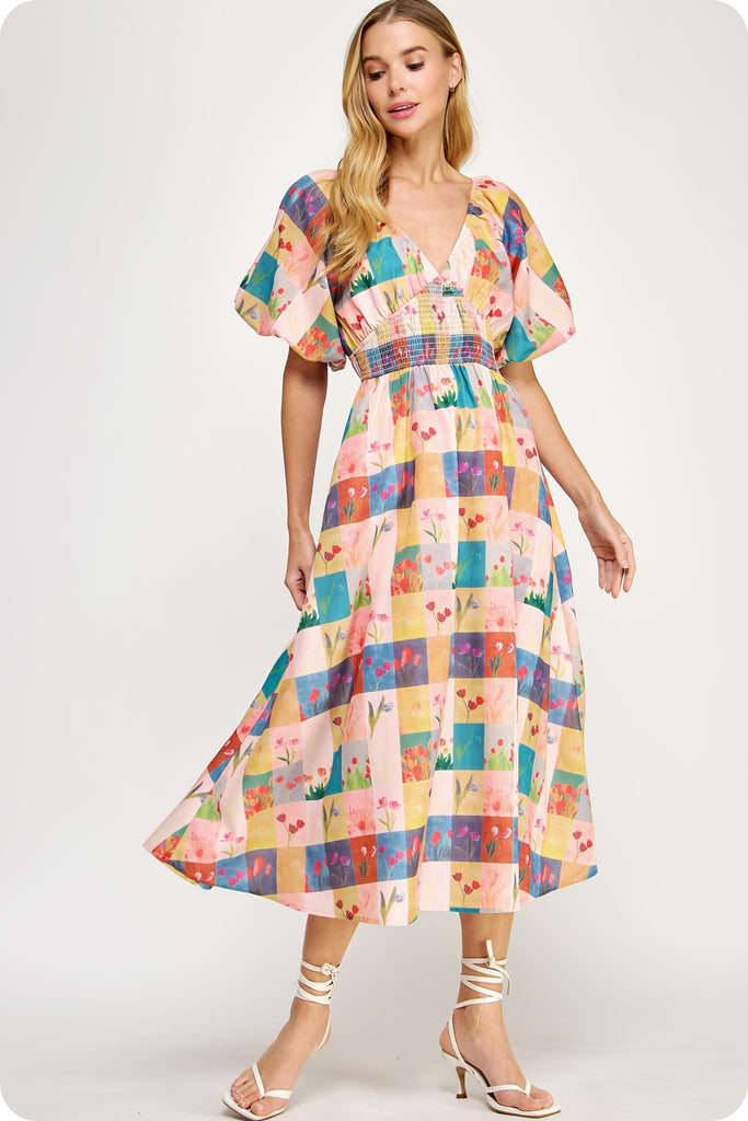 Cruising Away Midi Clothing Peacocks & Pearls