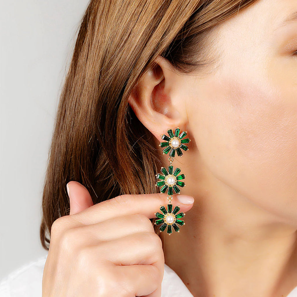 Amelia Pearl Linked Earrings Jewelry Peacocks & Pearls   