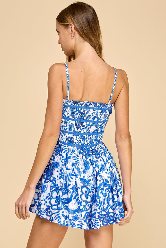 Ocean Days Romper Clothing Peacocks & Pearls