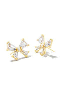 Blair Bow Stud Jewelry Peacocks & Pearls Gold  
