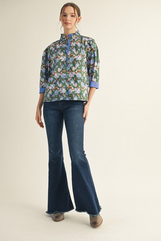 Never Too Late Blouse Clothing Peacocks & Pearls