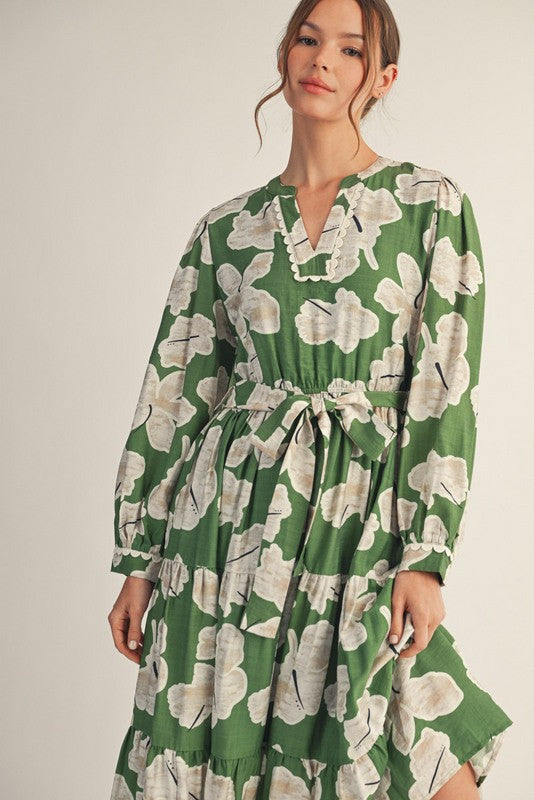 Olive Grove Dress Clothing Peacocks & Pearls