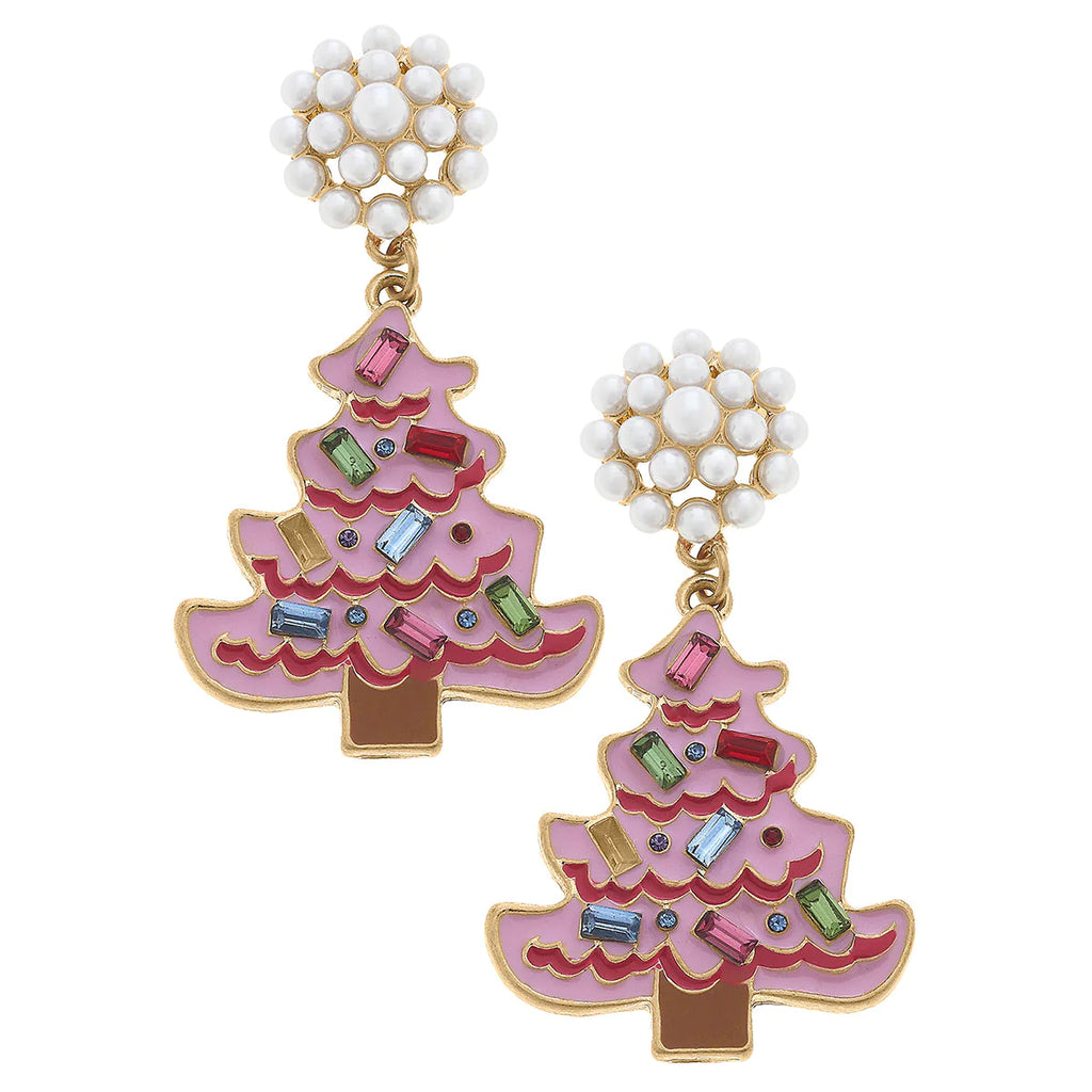 Christmas Tree Drops Jewelry Peacocks & Pearls   