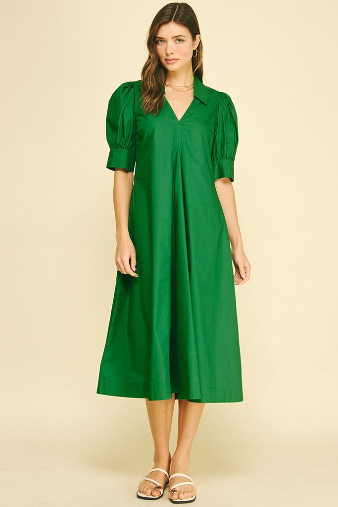 Coastal Meadow Dress Deep Navy / L