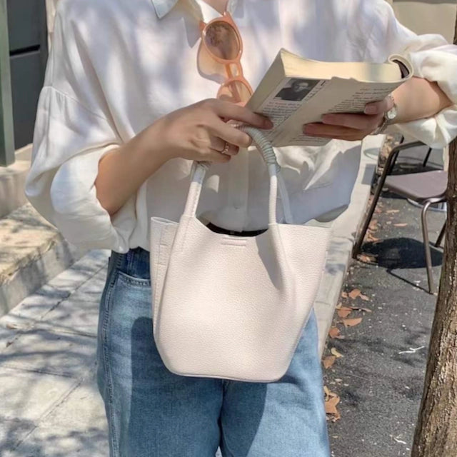 Sasha Crossbody Tote with Pouch Bags Peacocks & Pearls Ivory