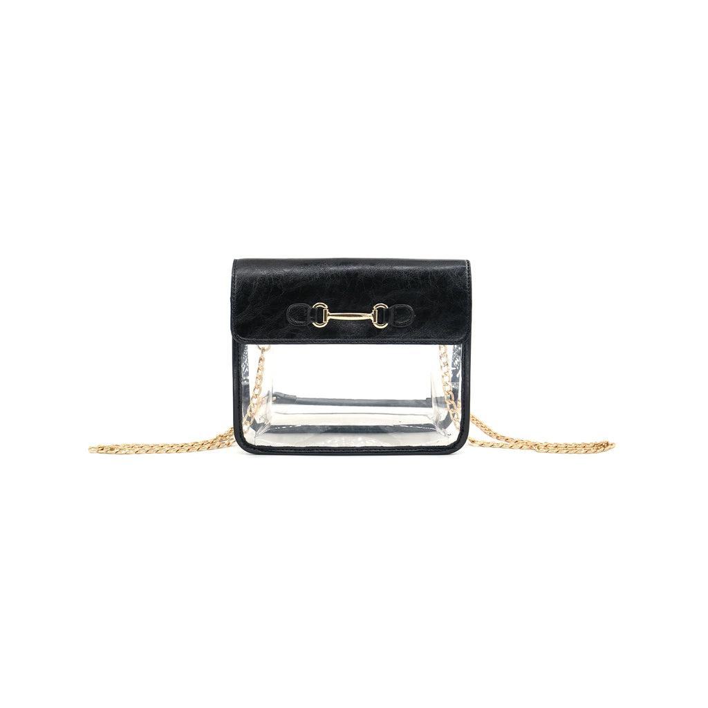 Field Approved Clear Bag Bags Peacocks & Pearls Black  