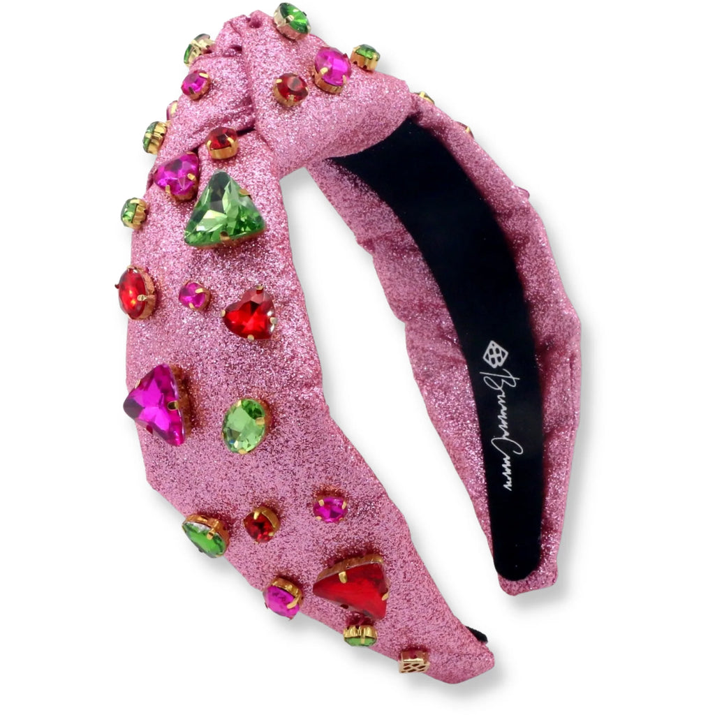 Pink Sparkle Headband Accessories Brianna Cannon Pink  