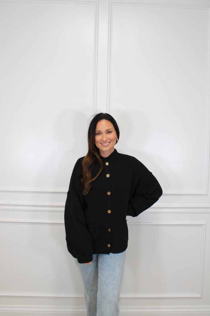 Claire Oversized Cardigan Clothing Peacocks & Pearls