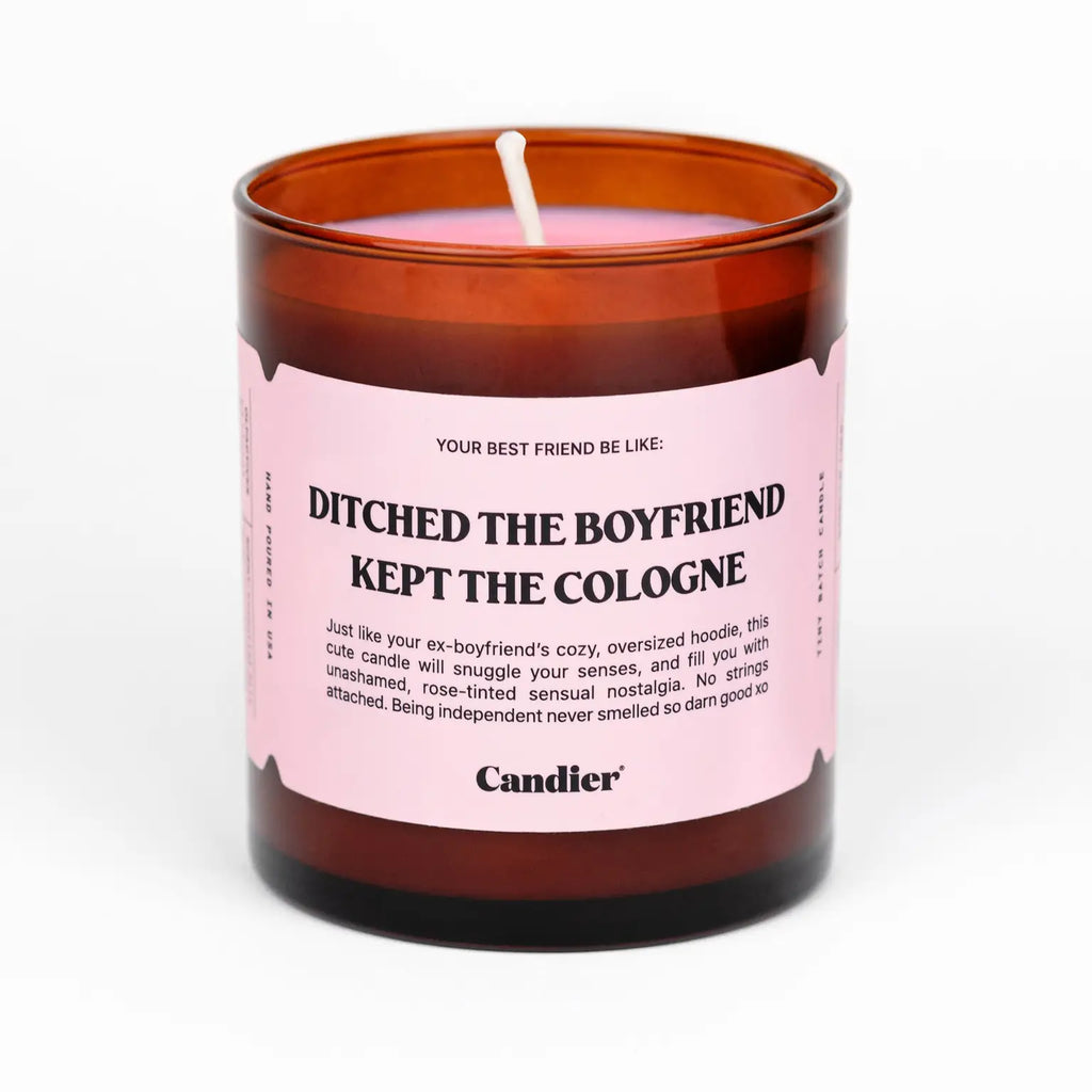 Ditched The Boyfriend Candle Home Peacocks & Pearls   