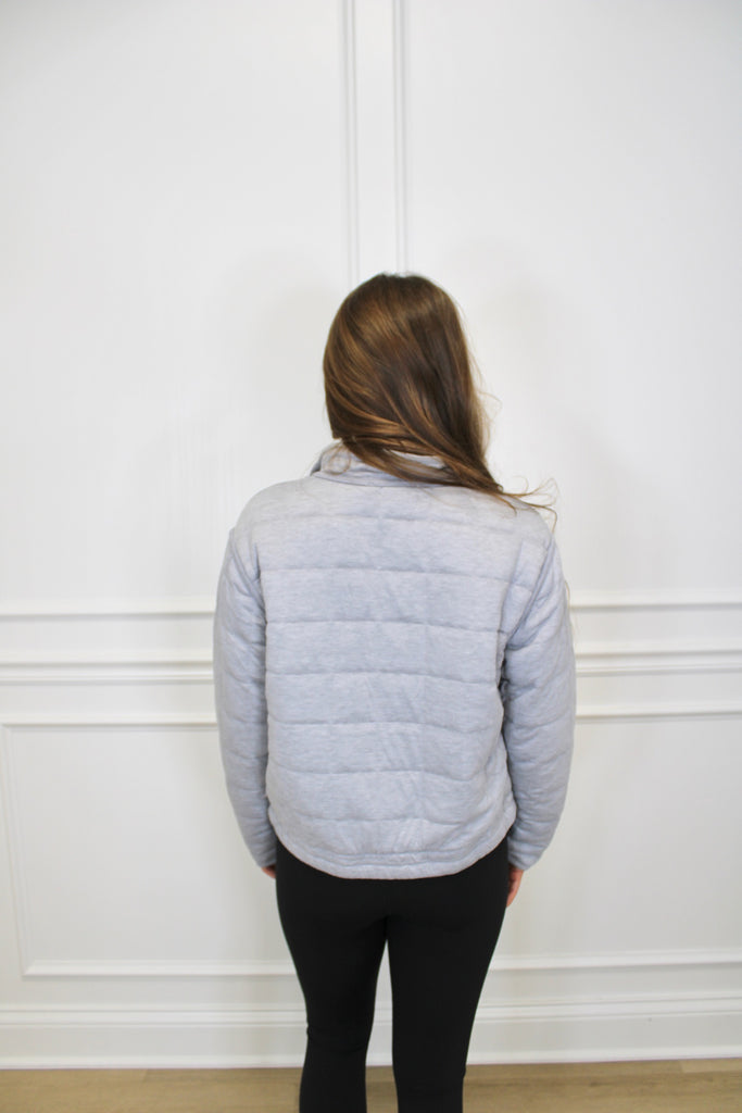 Heather Qulited Jacket Clothing Peacocks & Pearls