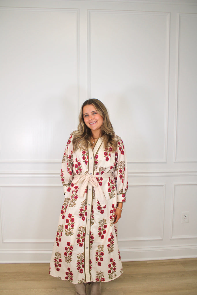 Blakely Midi Dress Clothing Peacocks & Pearls