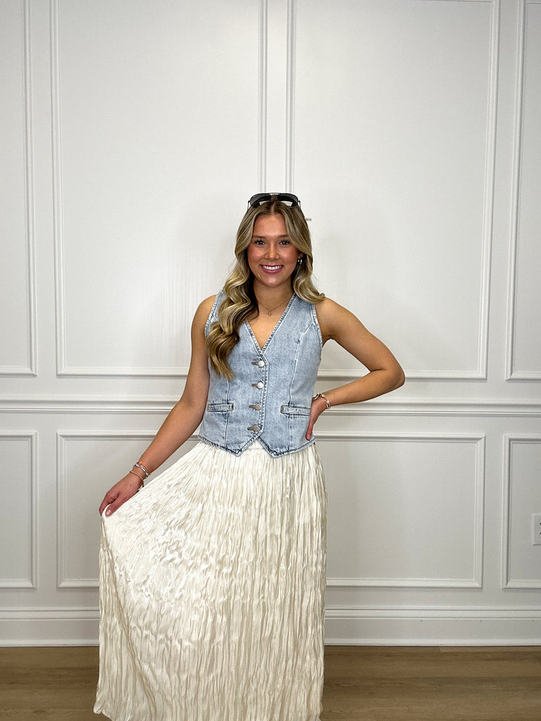 On To New Skirt Clothing Peacocks & Pearls Champagne 2