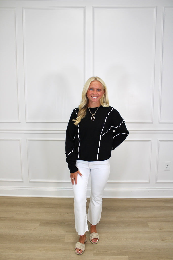 Simple Touch Sweater Clothing Peacocks & Pearls