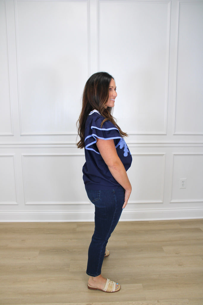 Kelsie Blouse Clothing Peacocks & Pearls