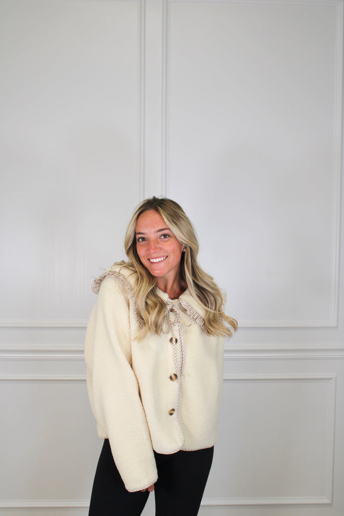 The Mae Jacket Clothing Peacocks & Pearls