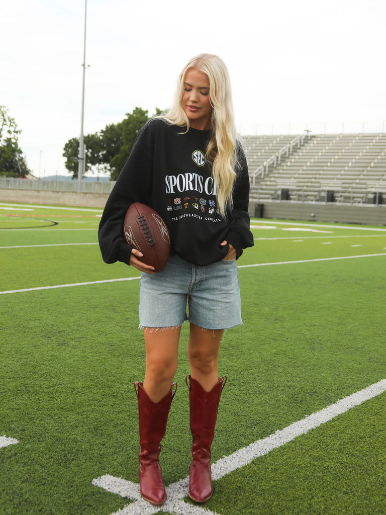 SEC Sports Club Sweatshirt Clothing Peacocks & Pearls