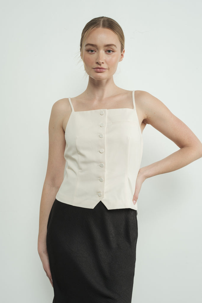 Camille Tailored Top Clothing Peacocks & Pearls