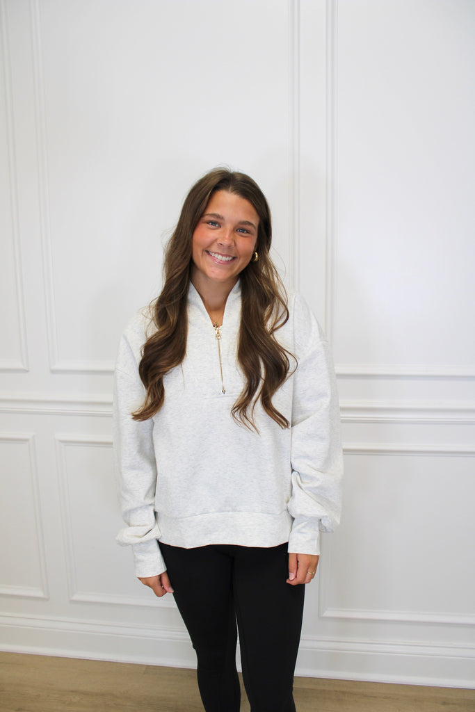 Halfway There Zip-Up Clothing Peacocks & Pearls