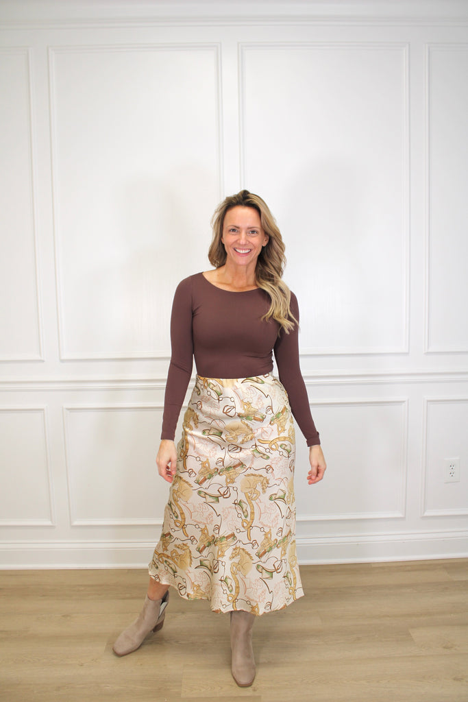 Boho Harmony Skirt Clothing Peacocks & Pearls