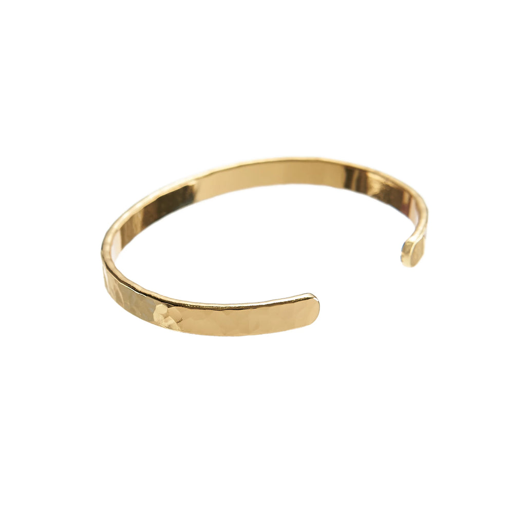 Hammered Bangle Jewelry Peacocks & Pearls
