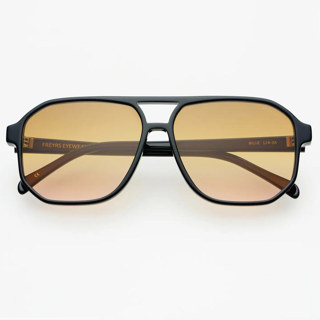 Billie Aviator Sunglasses Accessories Freyrs Black/Brown