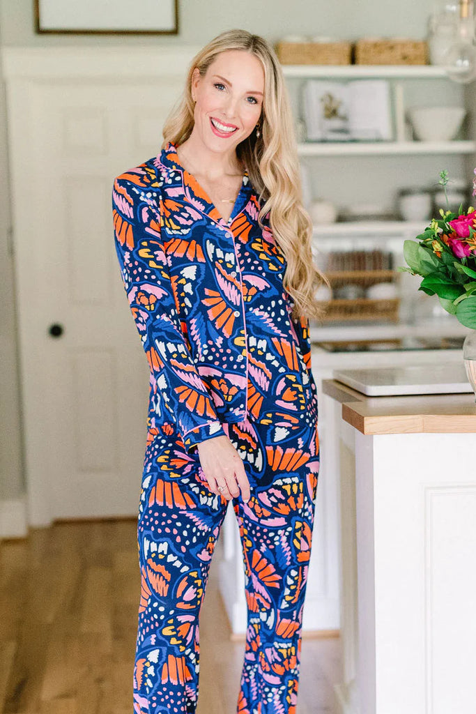 Charlotte Pajama Set Clothing Peacocks & Pearls So Fly S 