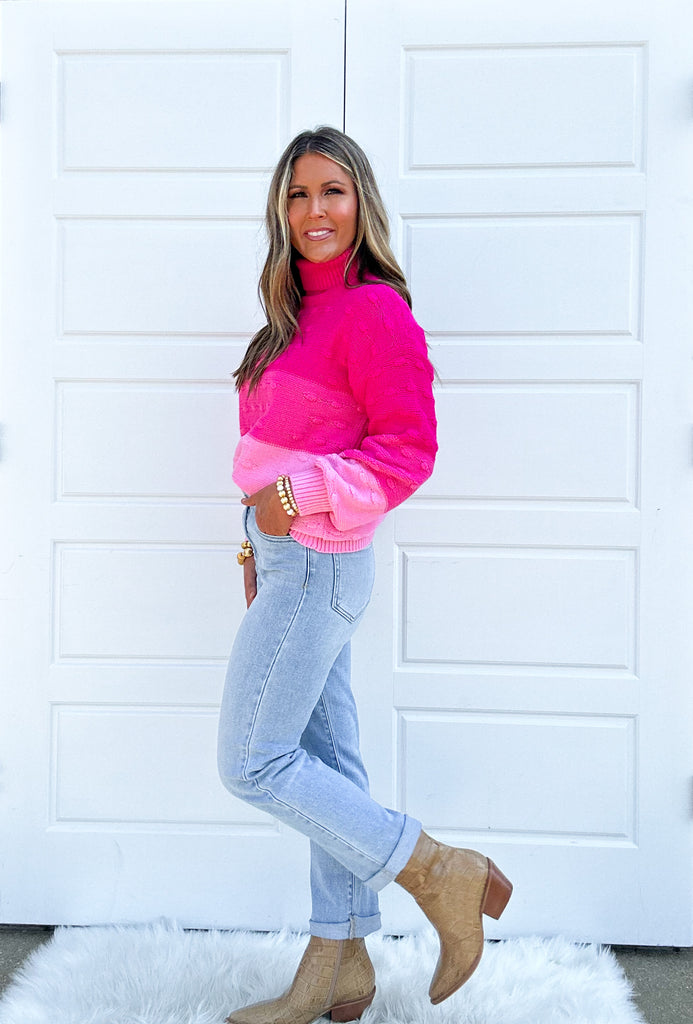Margo Turtleneck Sweater Clothing Peacocks & Pearls   