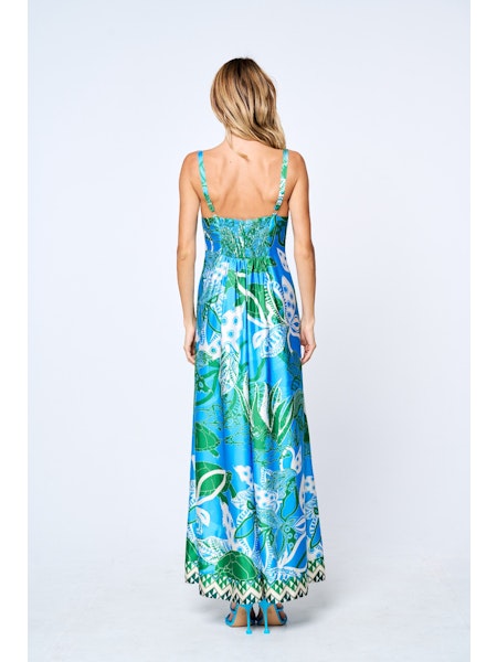 Carisa Printed Maxi Clothing Peacocks & Pearls