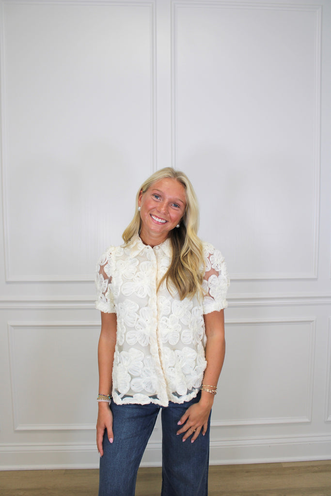 Petal Breeze Top Clothing Peacocks & Pearls Owensboro