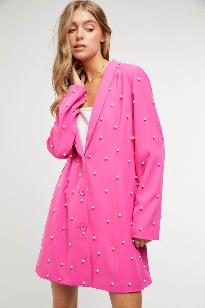 The Keller Blazer Dress Clothing Peacocks & Pearls   