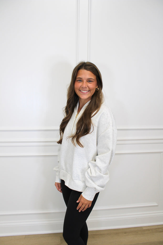 Halfway There Zip-Up Clothing Peacocks & Pearls