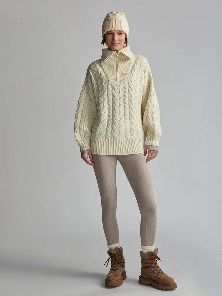 Daria Half Zip Clothing Varley Winter White XS 