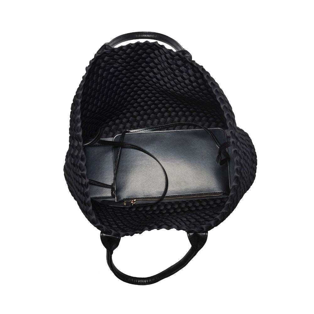 Ithaca Woven Neoprene Tote Bags Peacocks & Pearls   