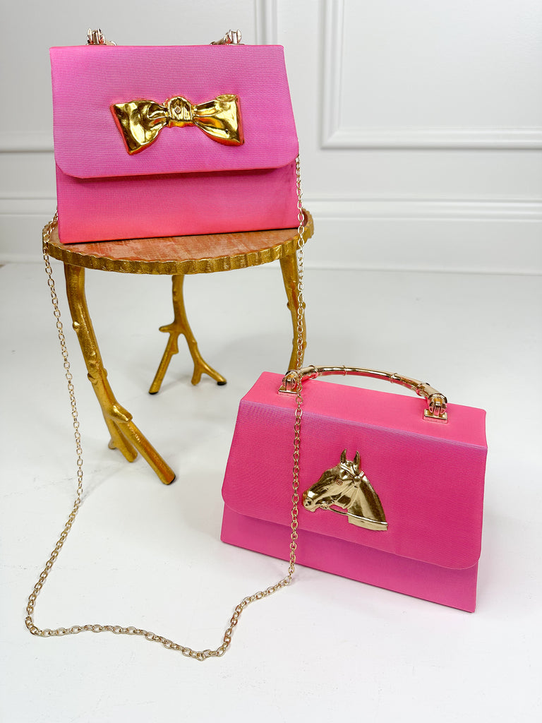 Gold Bow Lulu Bag Bags Peacocks & Pearls   