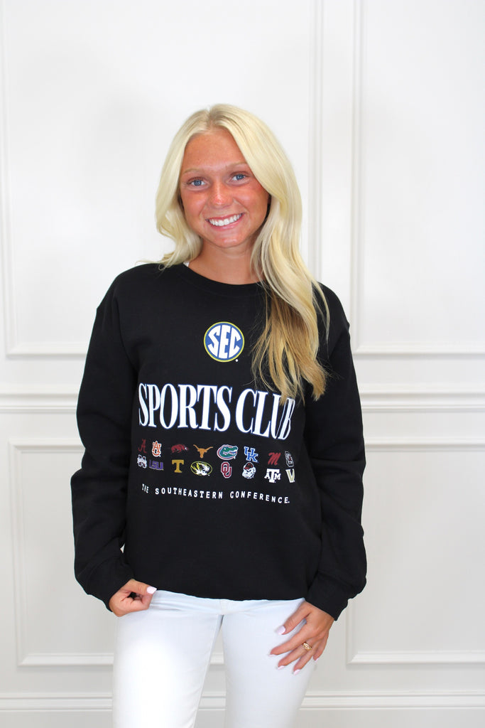 SEC Sports Club Sweatshirt Clothing Peacocks & Pearls