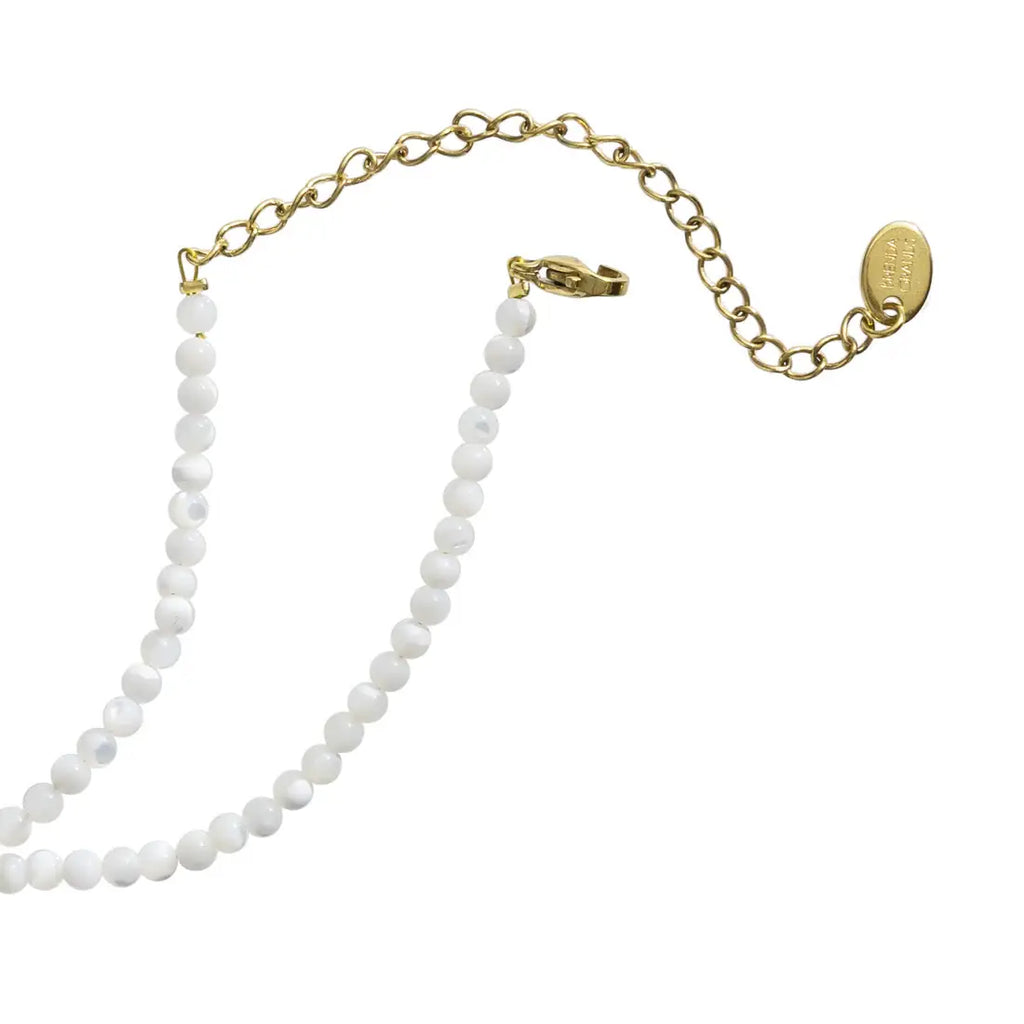 White Thin Pearls Necklace Jewelry Peacocks & Pearls