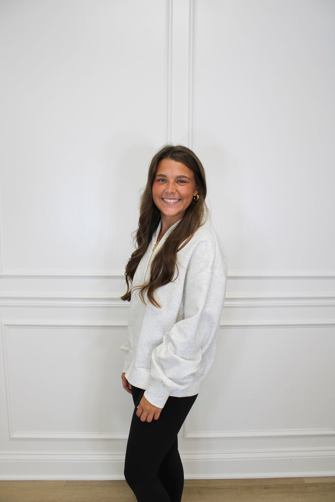 Halfway There Zip-Up Clothing Peacocks & Pearls