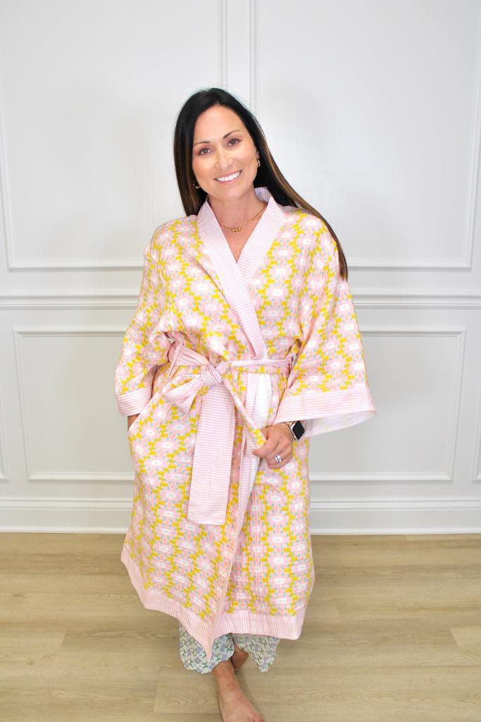 Candy Cross Bathrobe Clothing Peacocks & Pearls