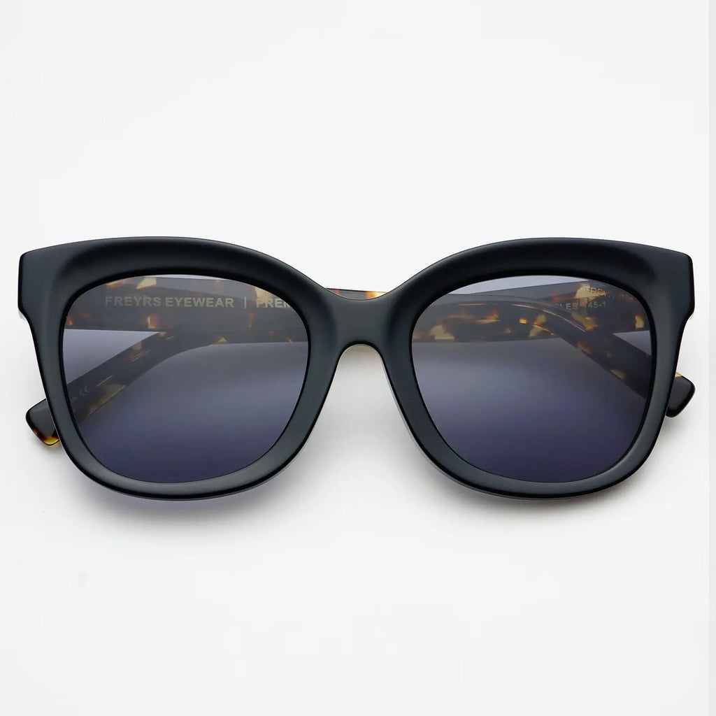Naples Cat Eye Sunglasses Accessories Freyrs Black/Tortoise