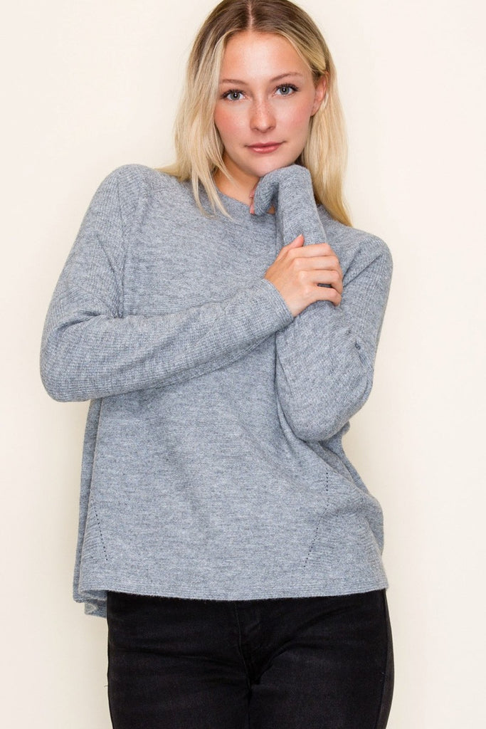 Silver Mist Sweater Clothing Peacocks & Pearls Owensboro Grey S