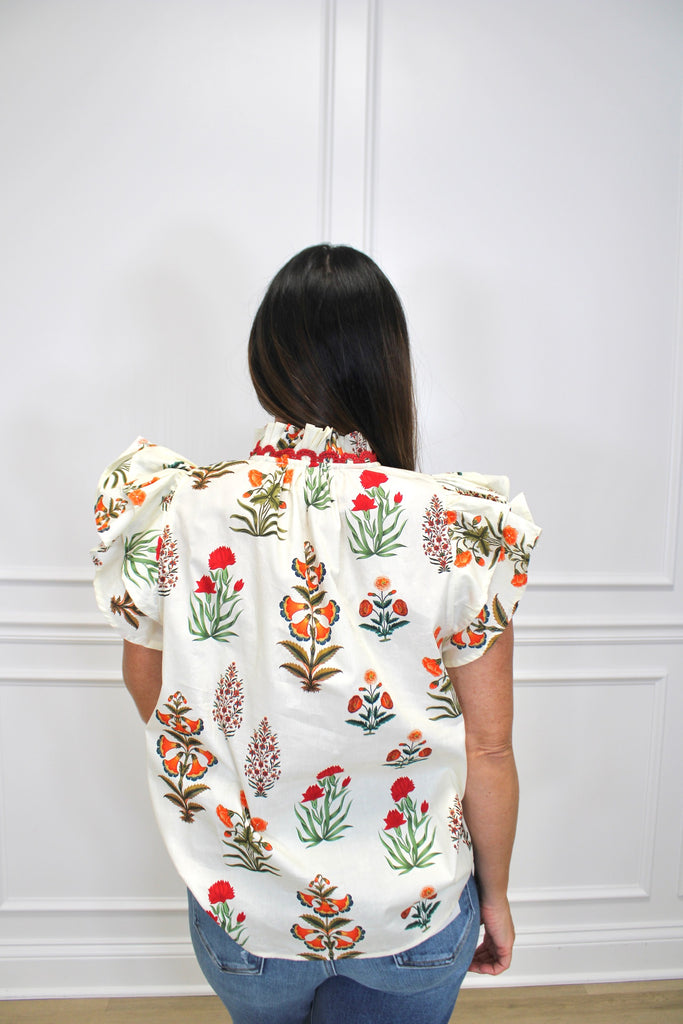 The Briar Blouse Clothing Peacocks & Pearls