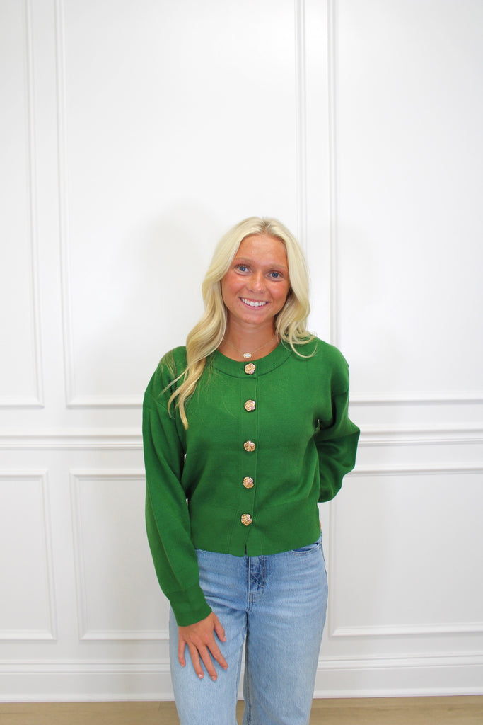 Modern Rose Cardigan Clothing Peacocks & Pearls