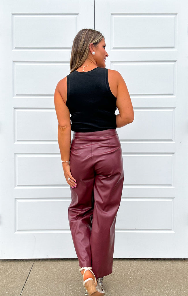 Perfect Harmony Leather Trousers Clothing Peacocks & Pearls   