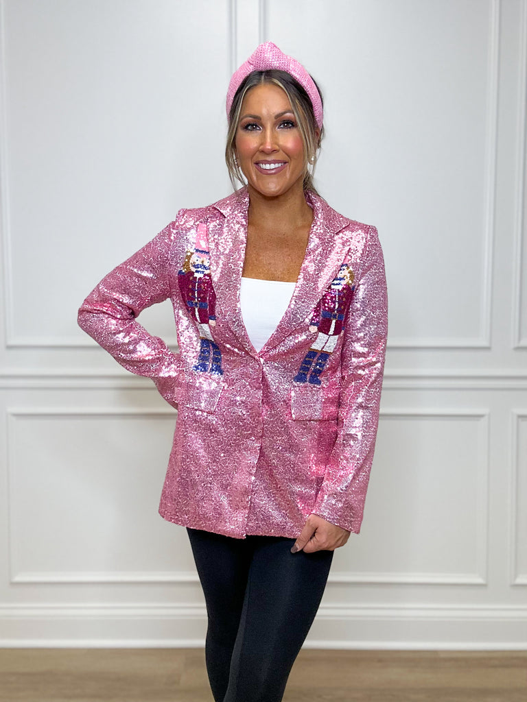 Show-Stopping Sequin Blazer Clothing Peacocks & Pearls   