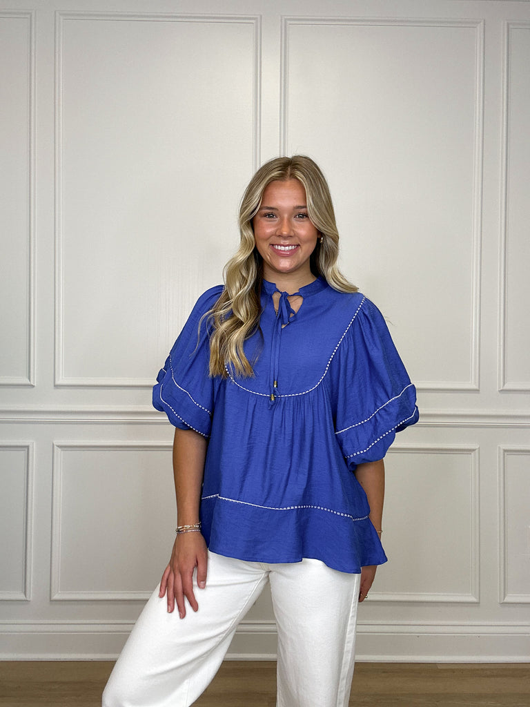 Over the Moon Blouse Clothing Peacocks & Pearls