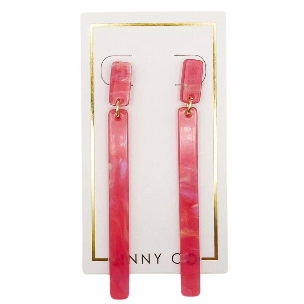Keli Dangle Earring Jewelry Peacocks & Pearls Azalea Pink  